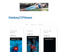 Tablet Screenshot of century21fitness.com